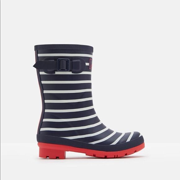 NWB JOULES MOLLY PRINTED MID HEIGHT RAIN BOOTS#20 - Picture 2 of 11